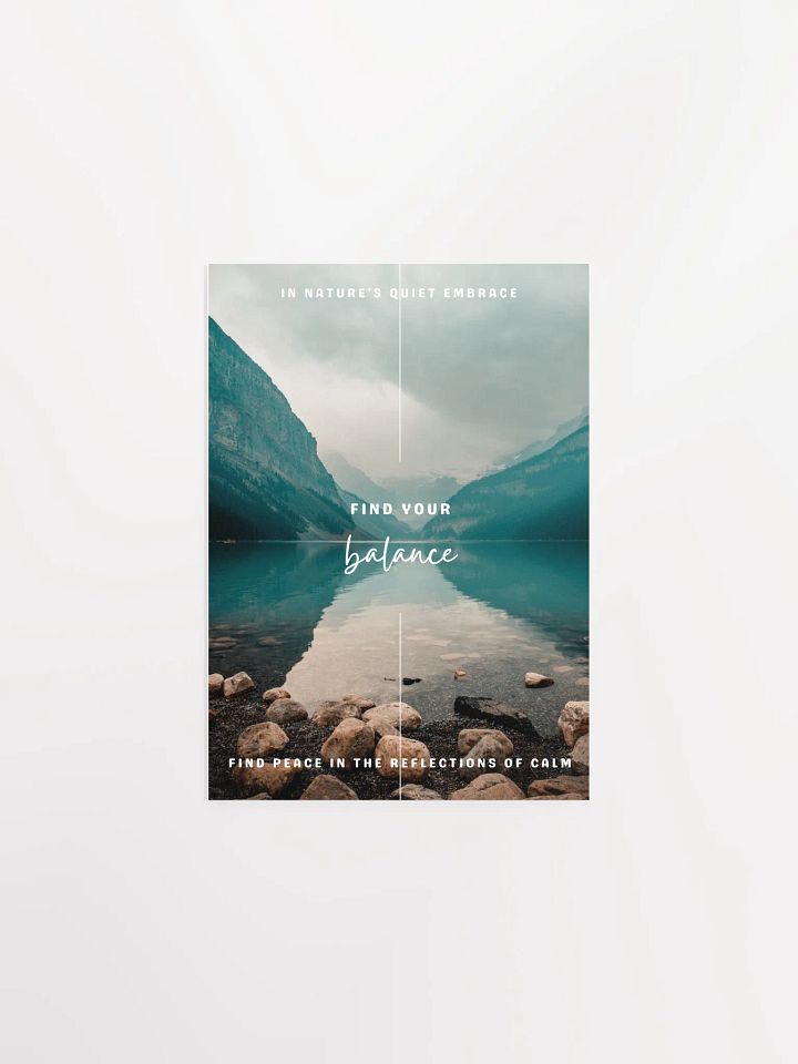 Nature's Balance Poster product image (2)