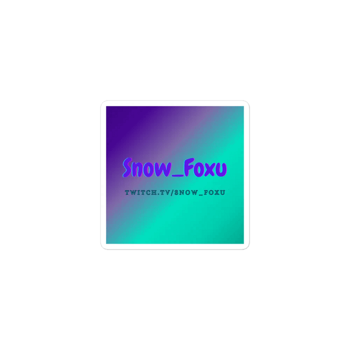 Snow_Foxu Logo Magnet product image (2)
