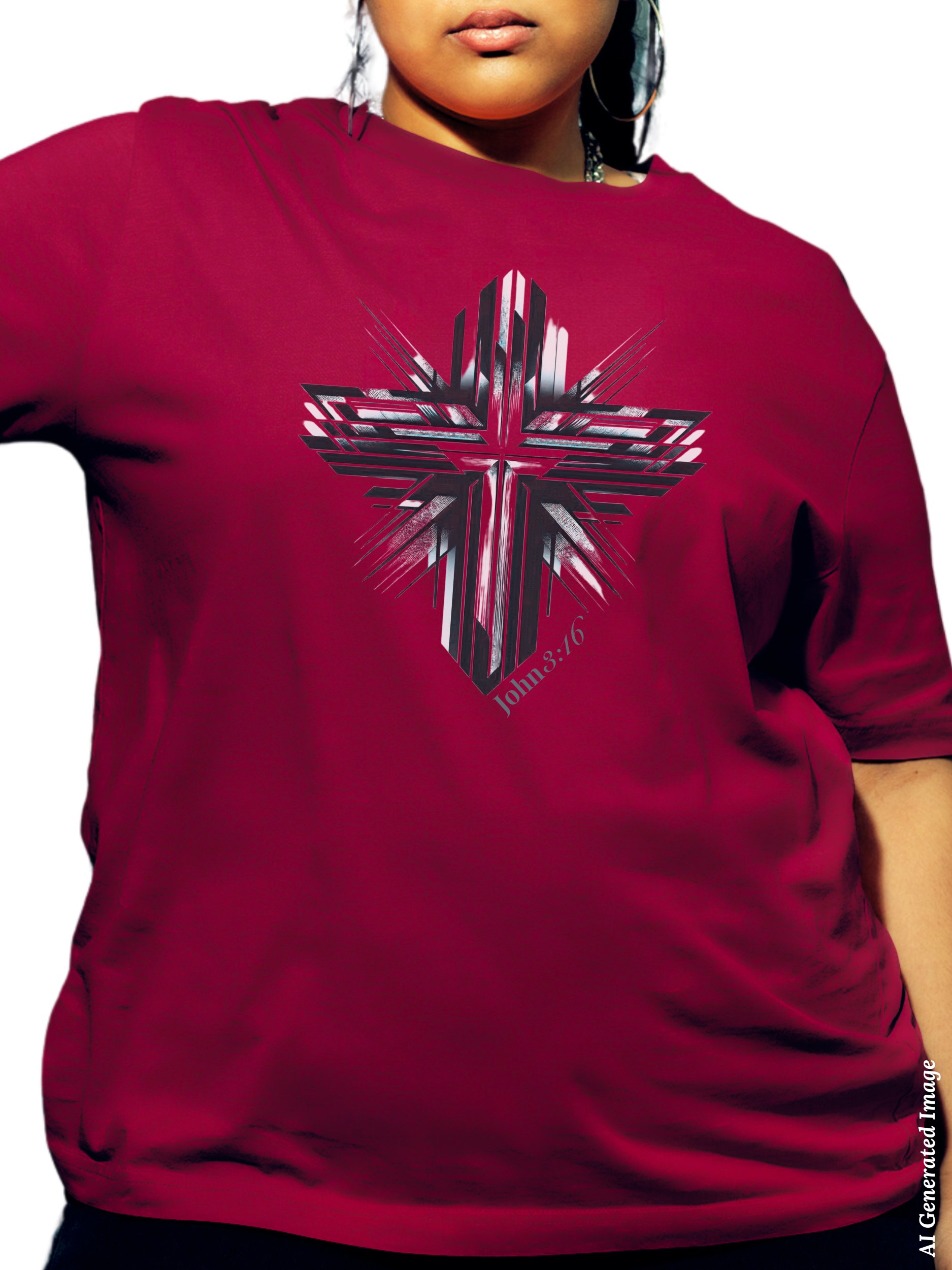 John 3:16 Metallic Cross product image (3)