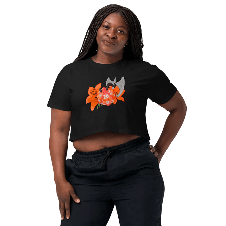 Karlach Inspired DND Die Crop Top product image (1)