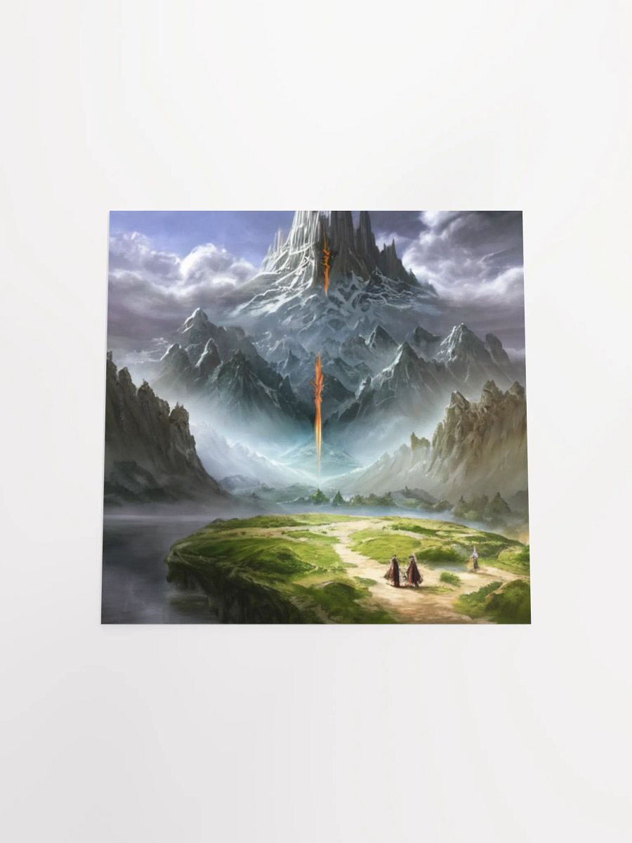 Mystical Mountain Path Lord Of The Rings Anime Concept Art Poster product image (17)