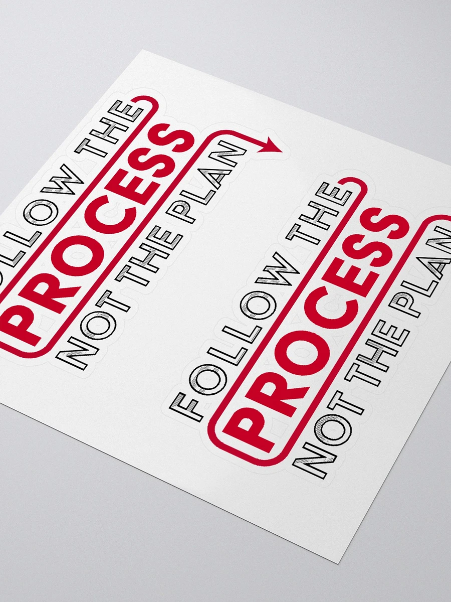 Follow The Process (Die-Cut Sticker) product image (3)
