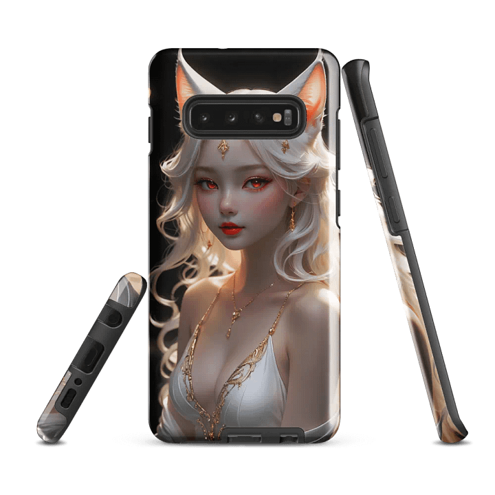 Mystical Fox Goddess Samsung Tough Case – Enchanting and Elegant Fantasy Art product image (3)