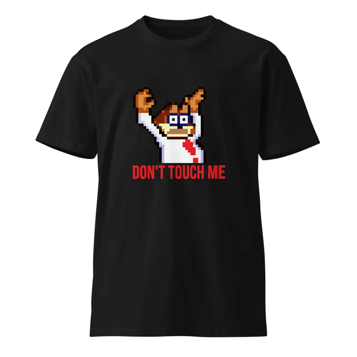 Don't Touch Me T-shirt Black product image (1)