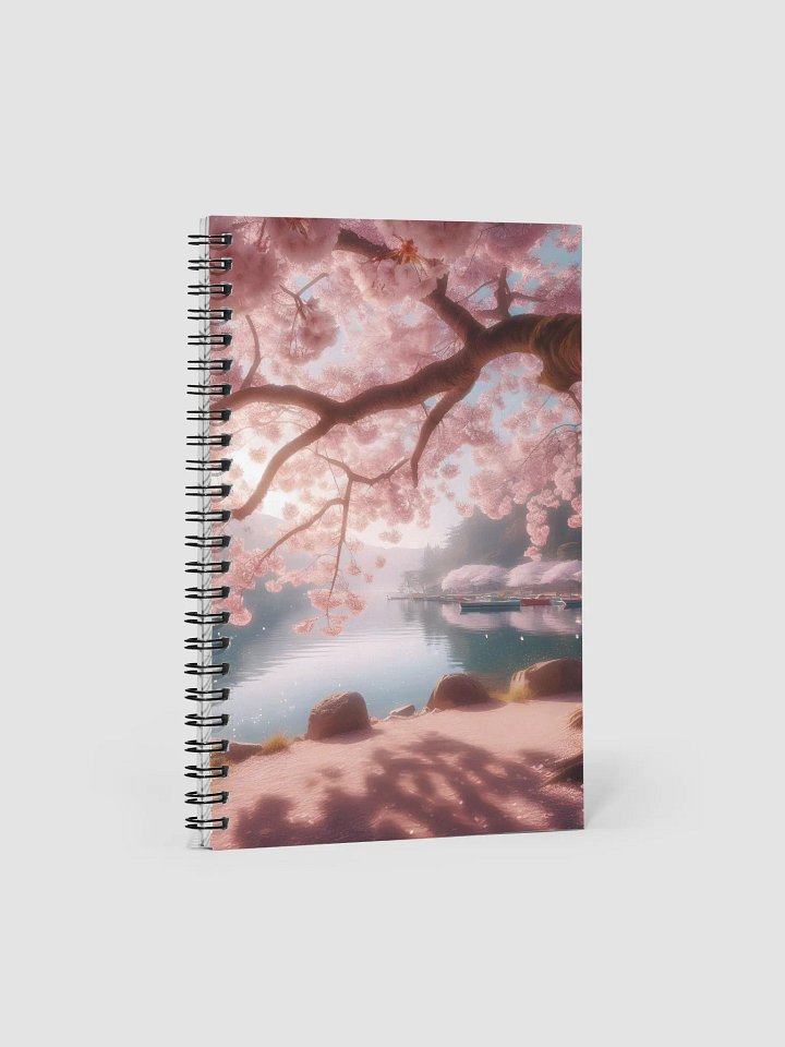 Lakeside Petals Spiral Doted Notebook product image (1)