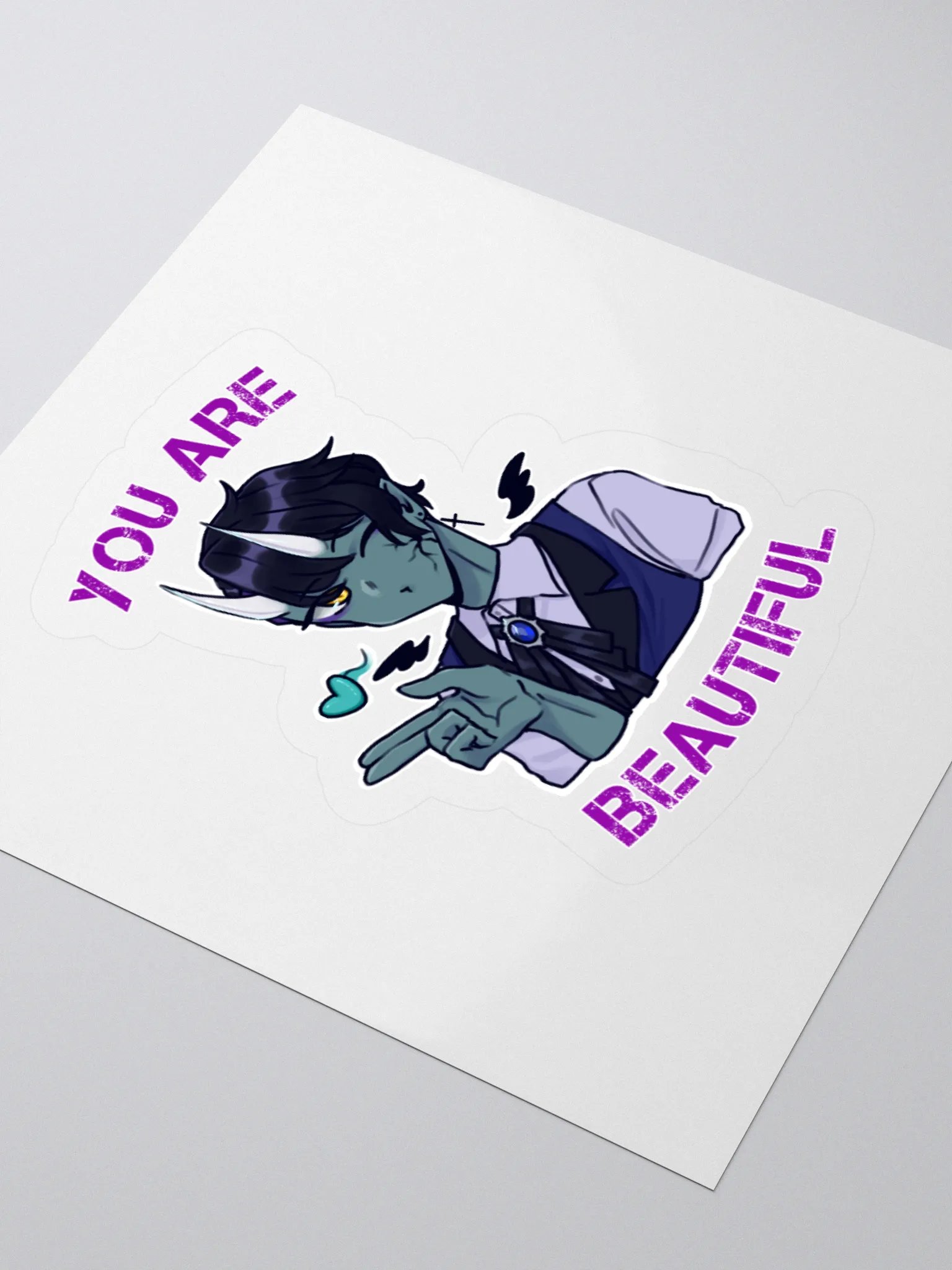 You Are Beautiful Sticker product image (3)