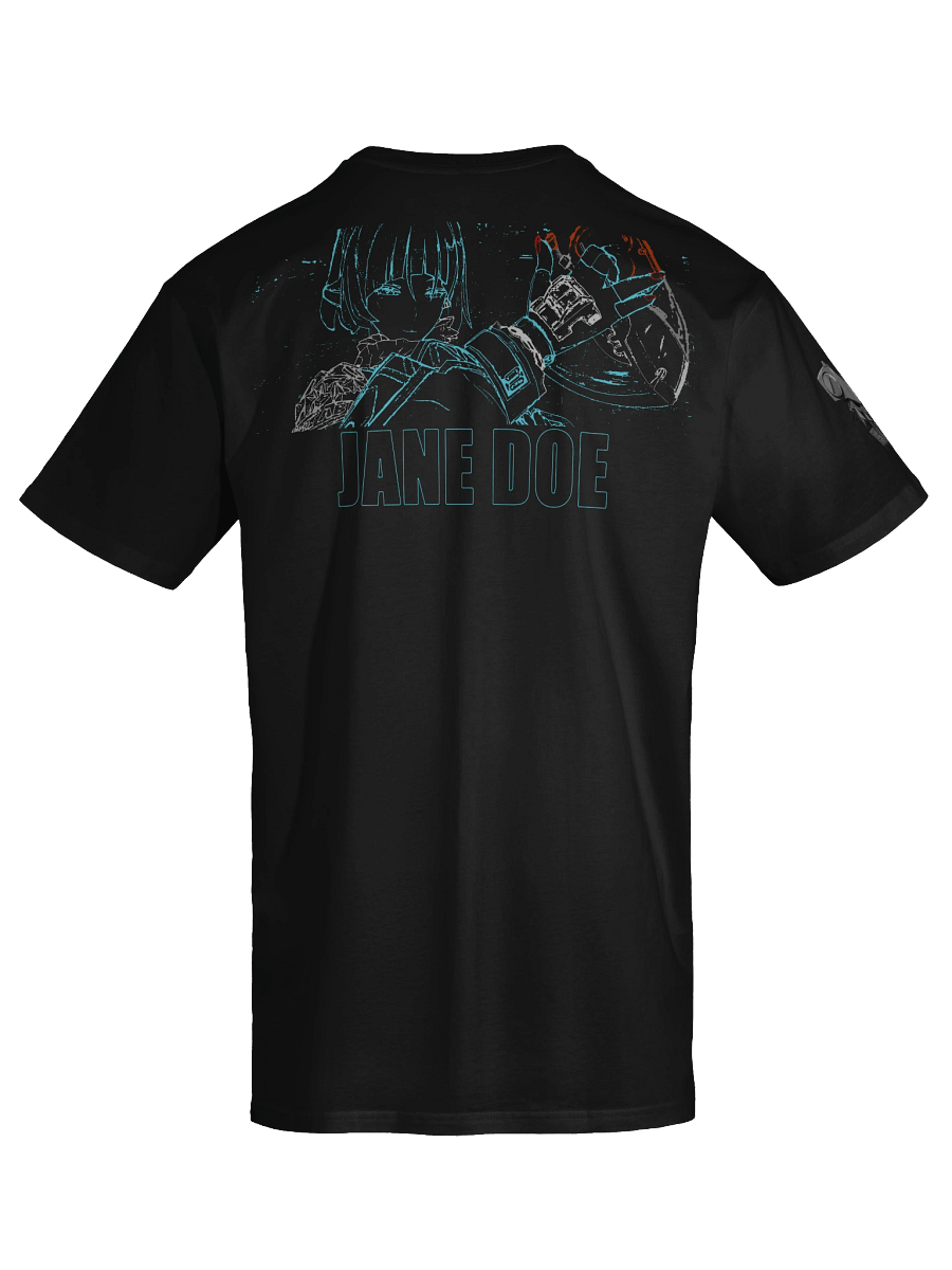 3-Print Premium Heavyweight Jane Doe "STAB!" Design T-Shirt with Shoulder Print AND BackPrint! Zenless Zone Zero product image (5)