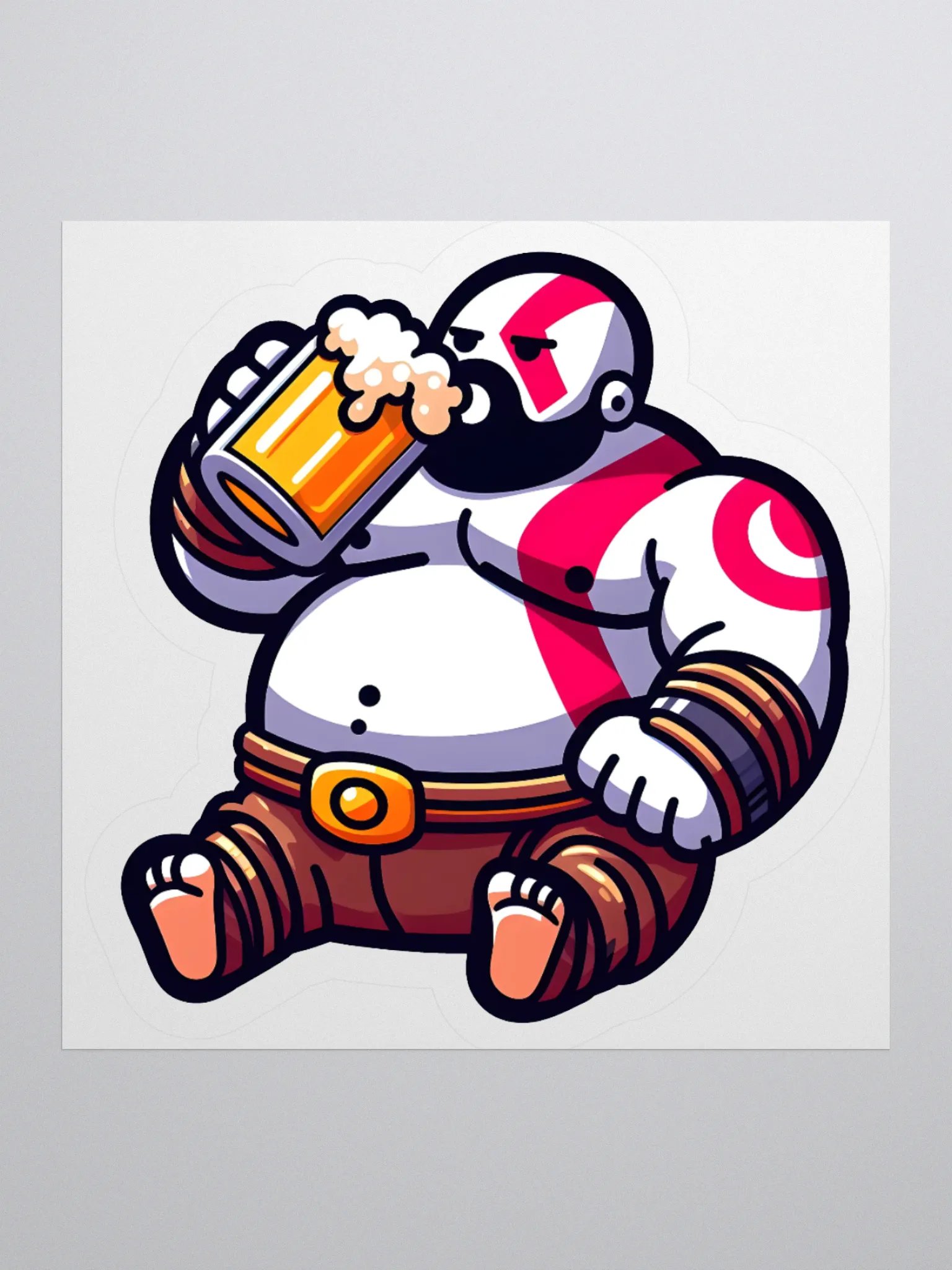Big Kratos Sticker product image (1)