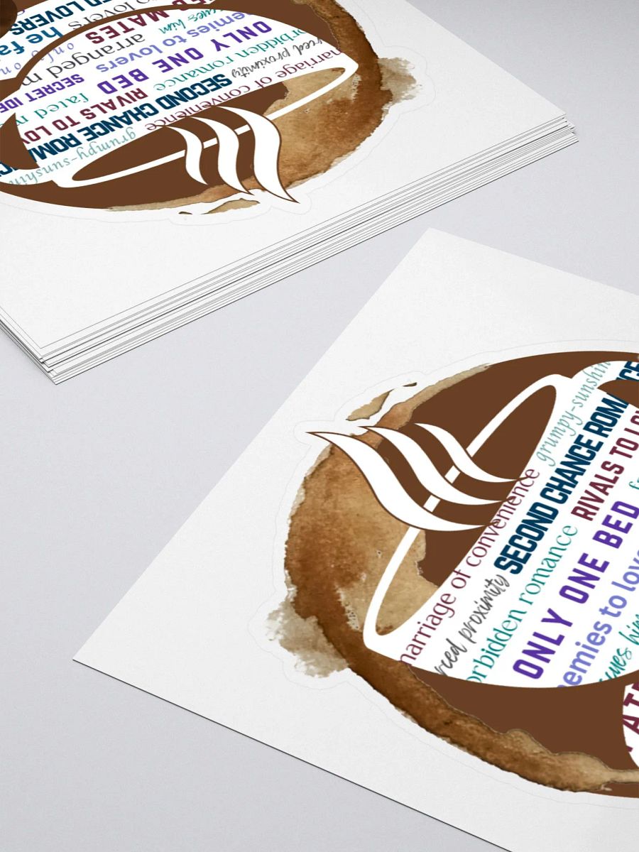 Romantasy Tropes Coffee Sticker product image (4)