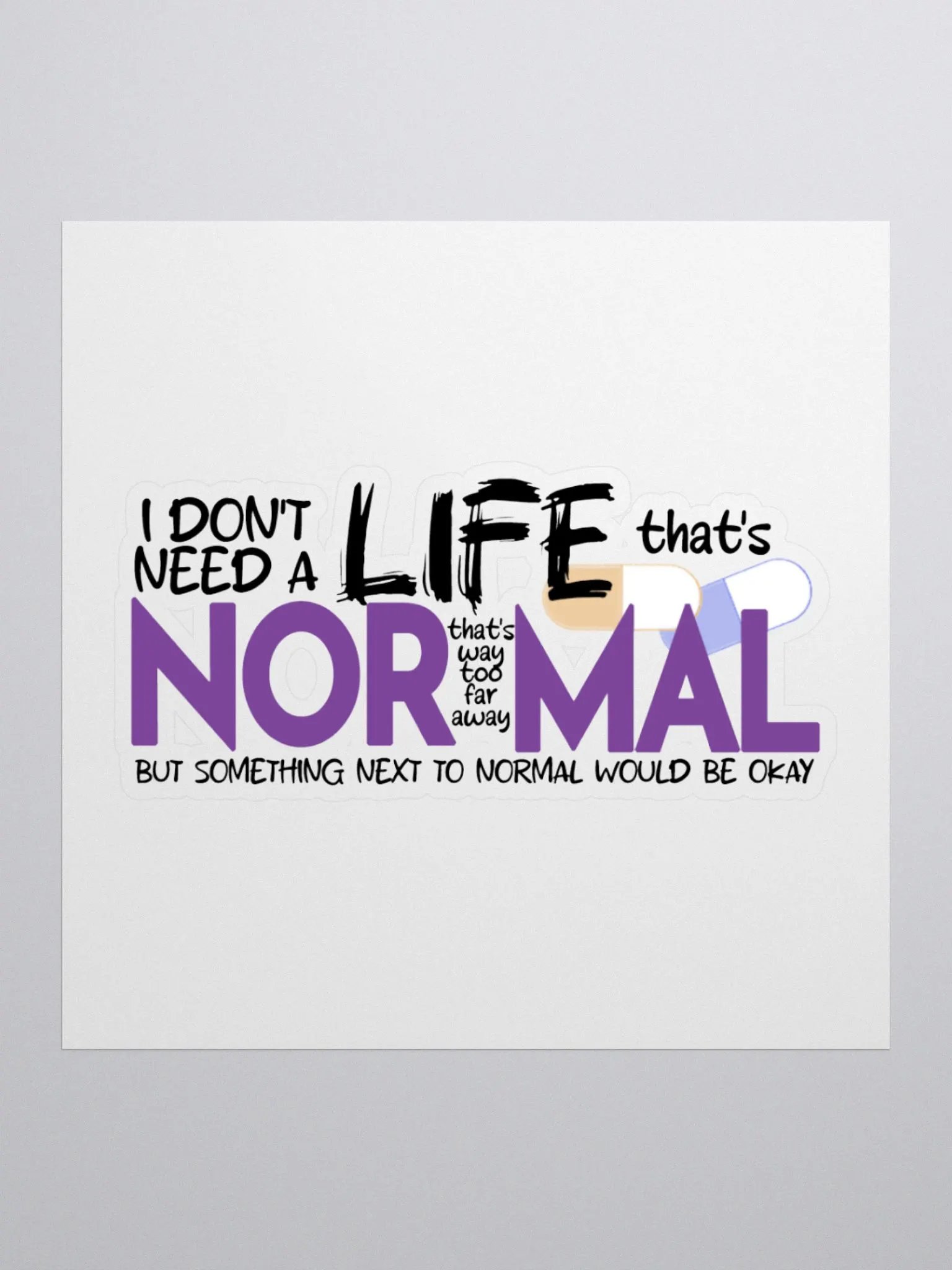 Something Next to Normal (sticker) product image (1)