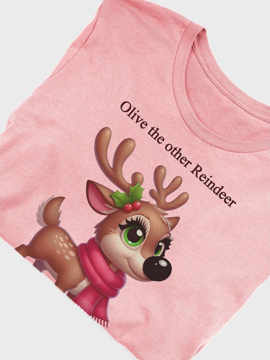 Adult Pink Official Olive the other Reindeer T-Shirt product image (5)