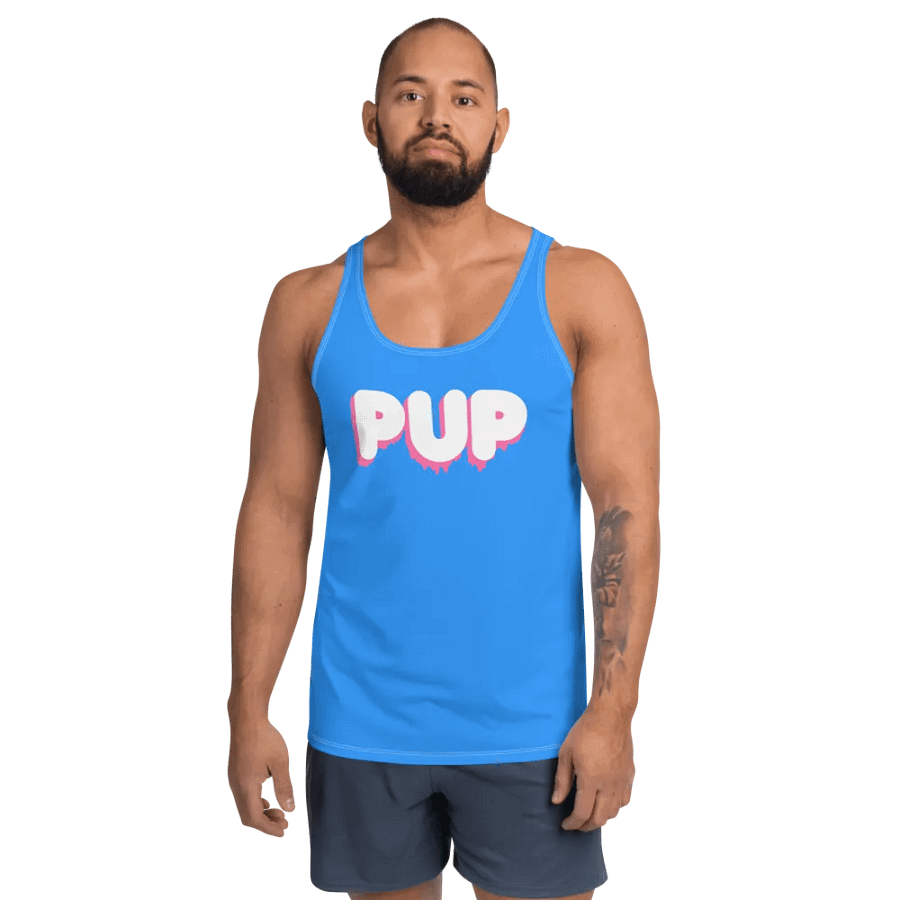 Identity Tank - PUP - Blue / Pink / White product image (3)