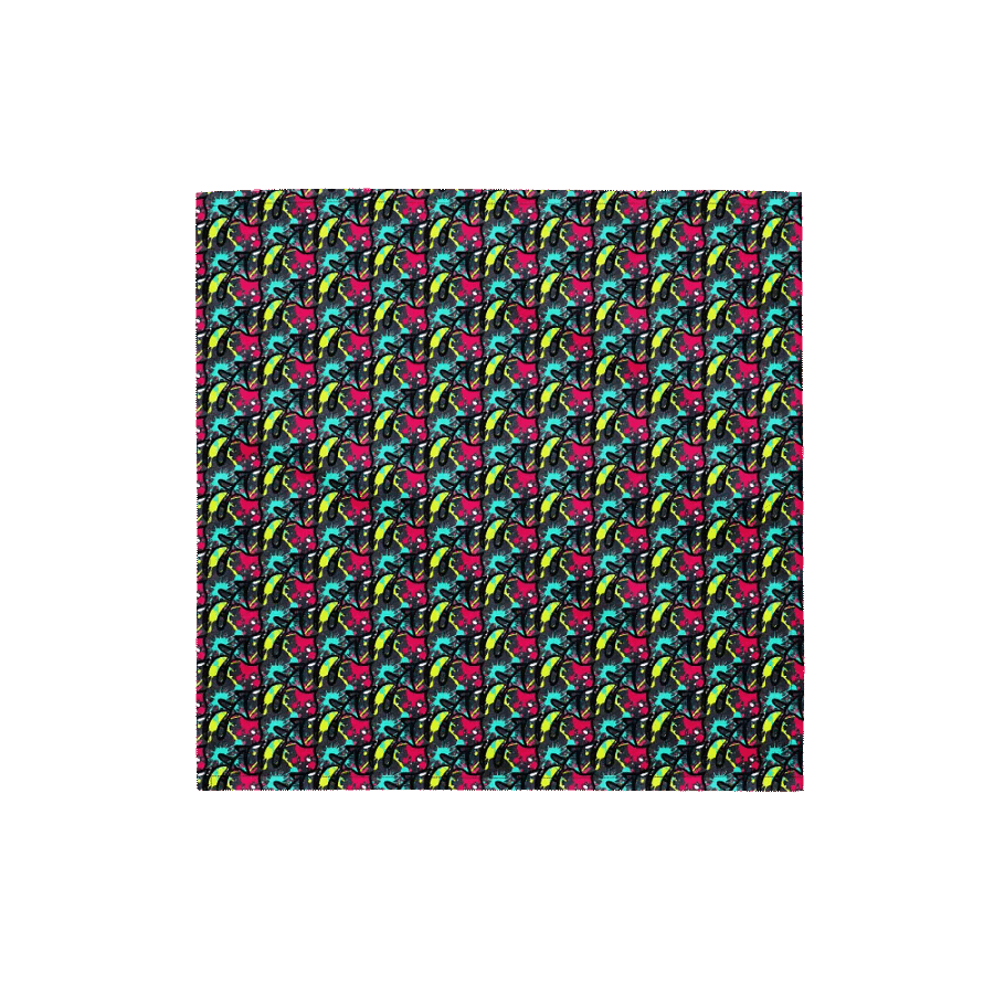 Splatter Paint Monstera Bandana product image (6)