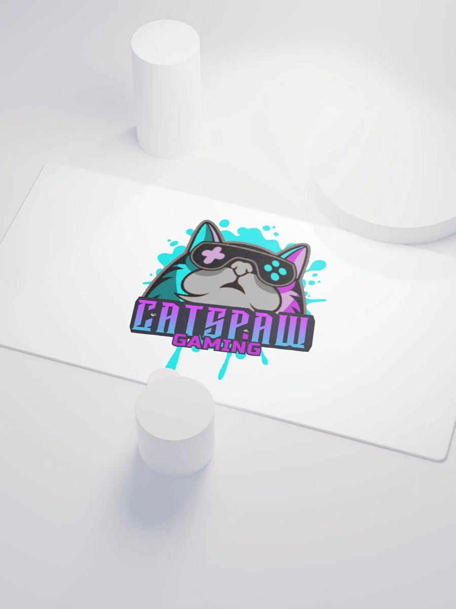 Cats Paw Gaming Logo Gaming Mat 36×18 product image (3)
