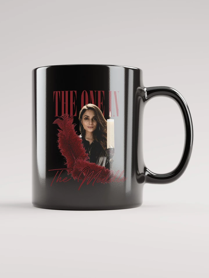 The One In The Middle (Black Mug - Red Version) product image (1)