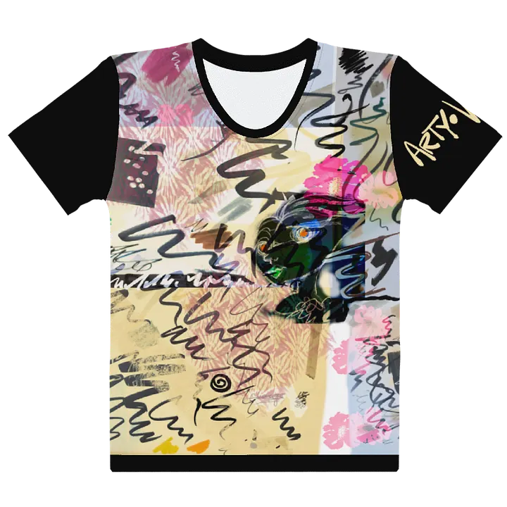 ScribbleWear #2 Women's Crew Neck Poly Tee/Boxes product image (1)