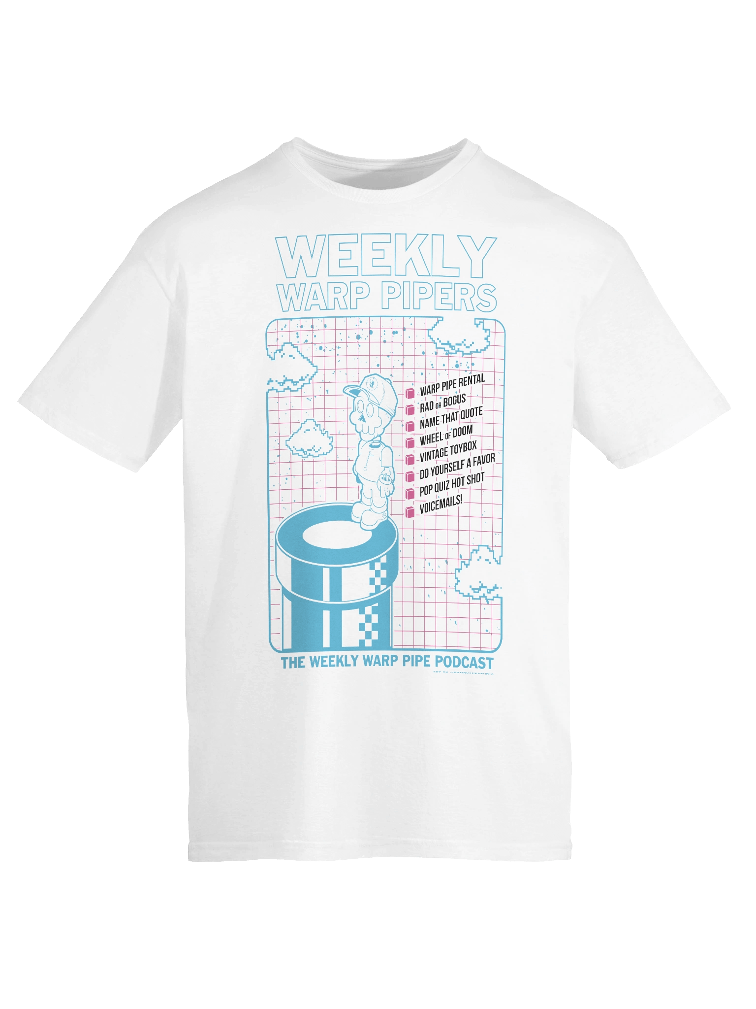 Weekly Warp Pipers (light color Blue ink) product image (9)