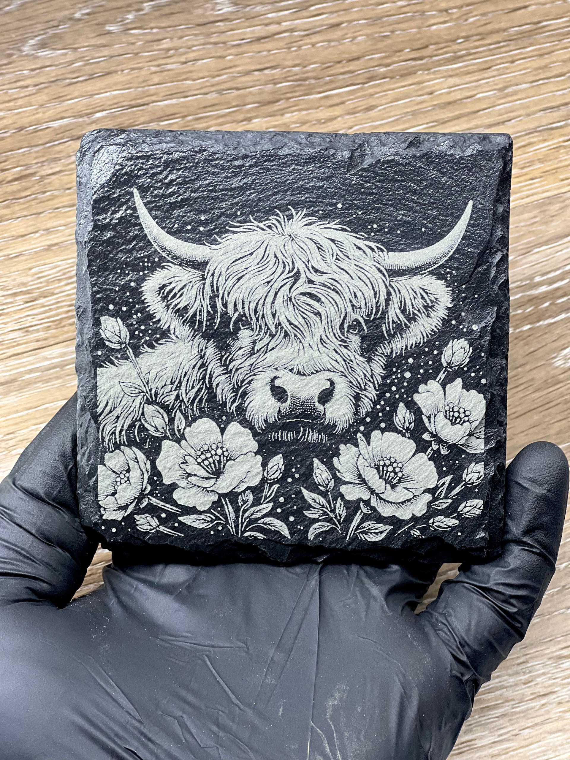 Floral Highland Cow Set product image (3)
