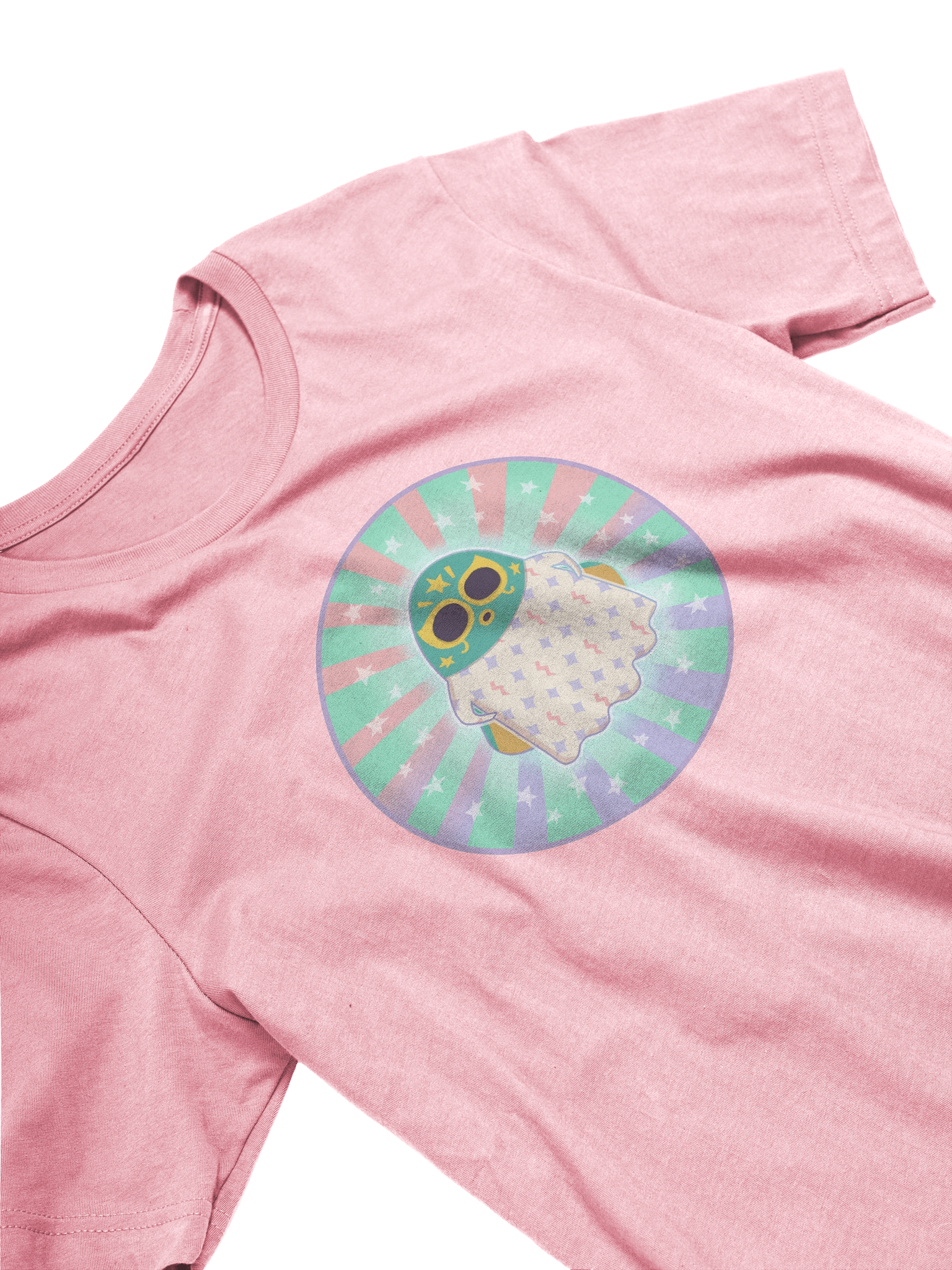 Pastel Little Ghost Luchador - T-Shirt product image (3)