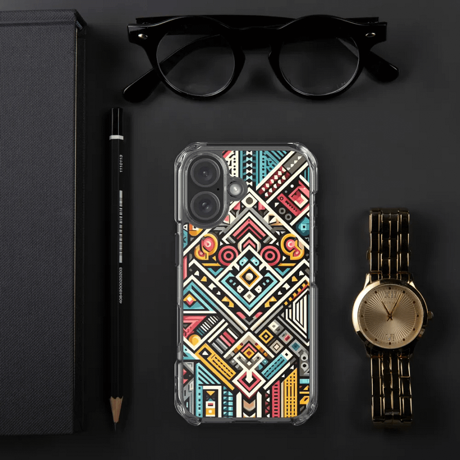 Geometric Fusion iPhone® Case product image (384)