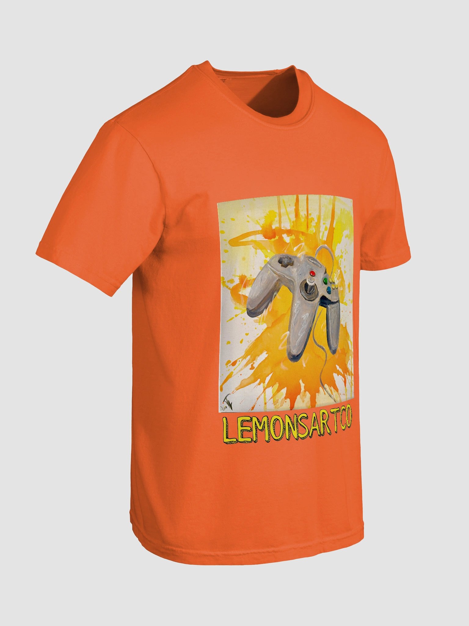 The Nintendo 64 | N64 Splatter Ultimate Comfort Heavyweight T-Shirt product image (100)