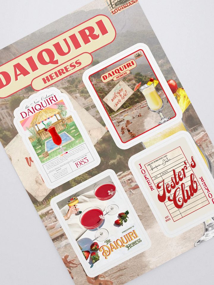 DAIQUIRI SPRING/SUMMER 25 STICKER SET product image (1)