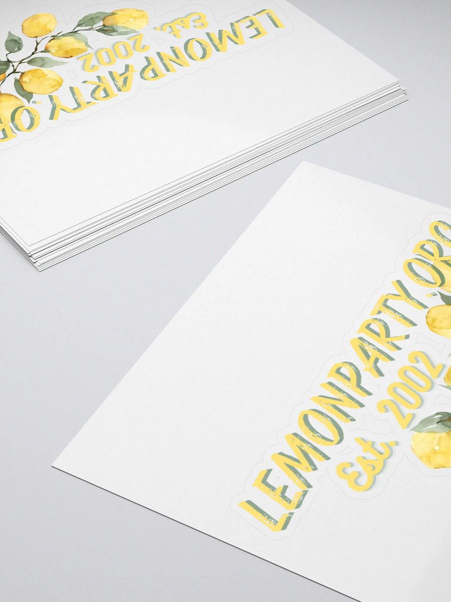 Lemon Party! - Kiss Cut Stickers product image (11)