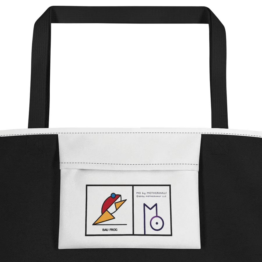 Bau Frog Icon / MO Tote Bag / White product image (2)