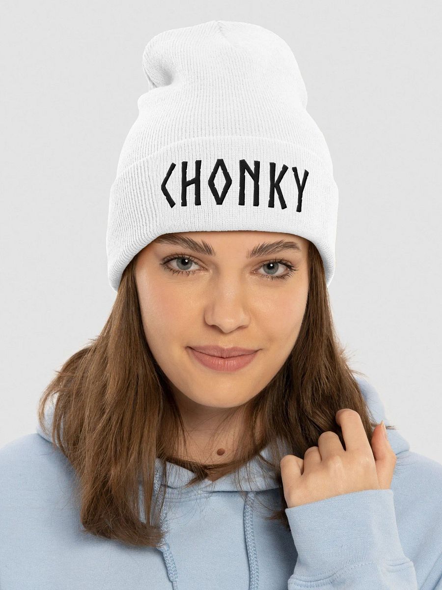 CHONKY - Beanie Black Embroidery product image (3)