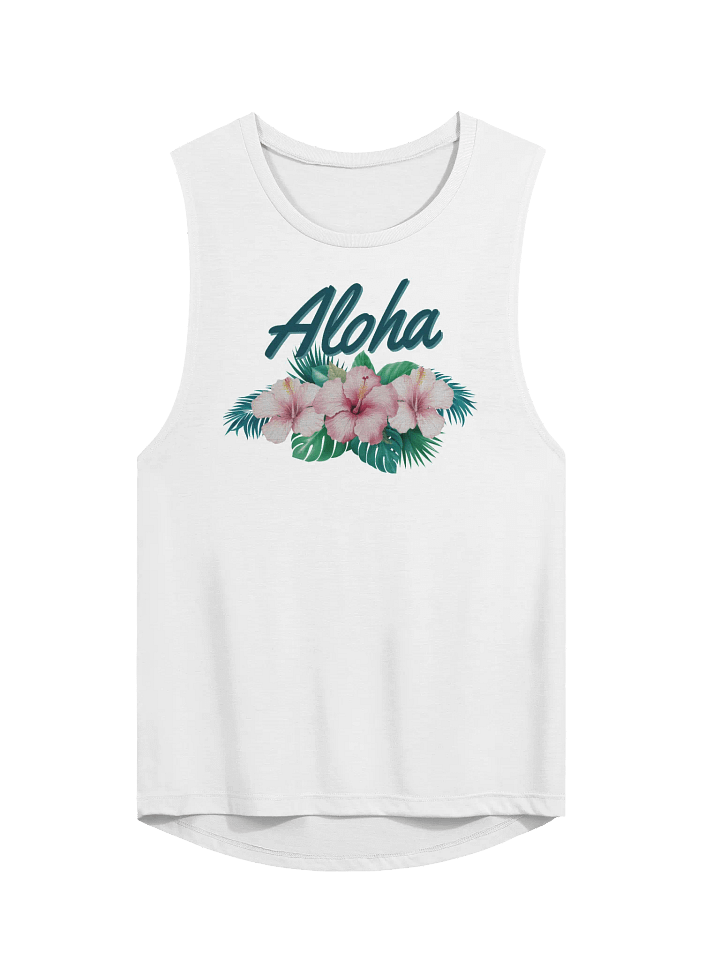 Hawaiian Hibiscus Flowy Muscle Tank product image (2)