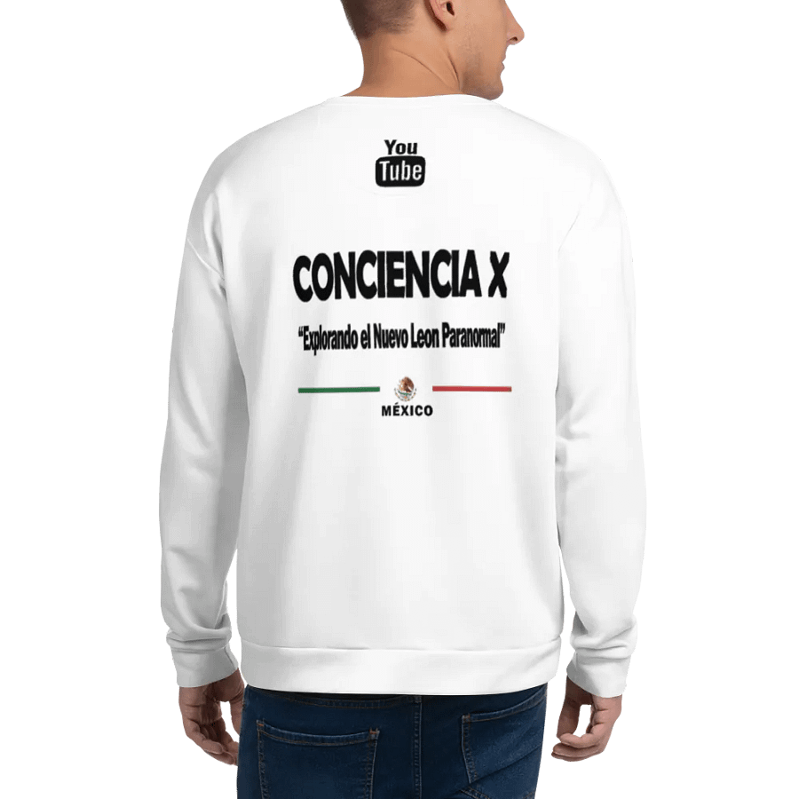 Spooky YouTube All-Over Print Sweatshirt product image (5)