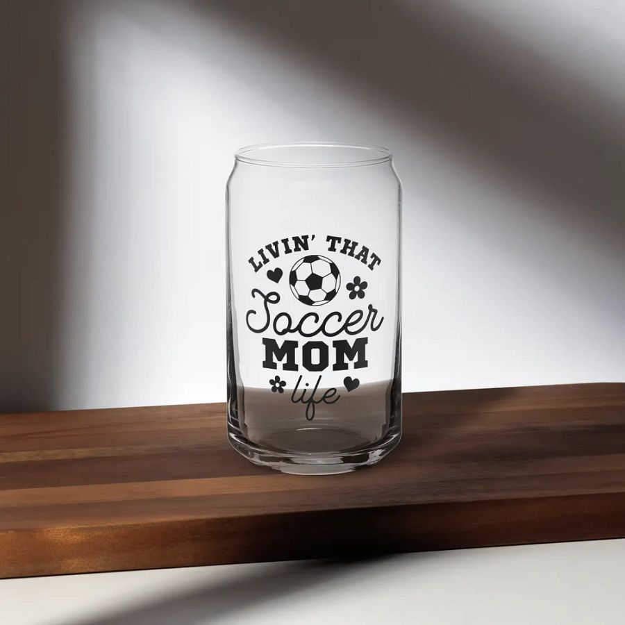 'Soccer Mom Life' Glass product image (5)
