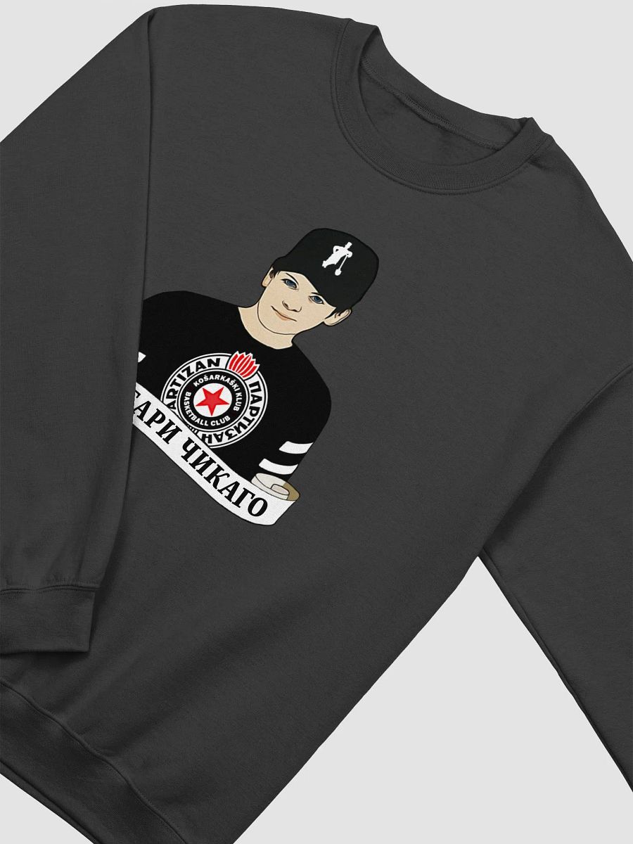 Grobari Čikago KK Partizan Gildan Classic Crewneck Sweatshirt product image (3)