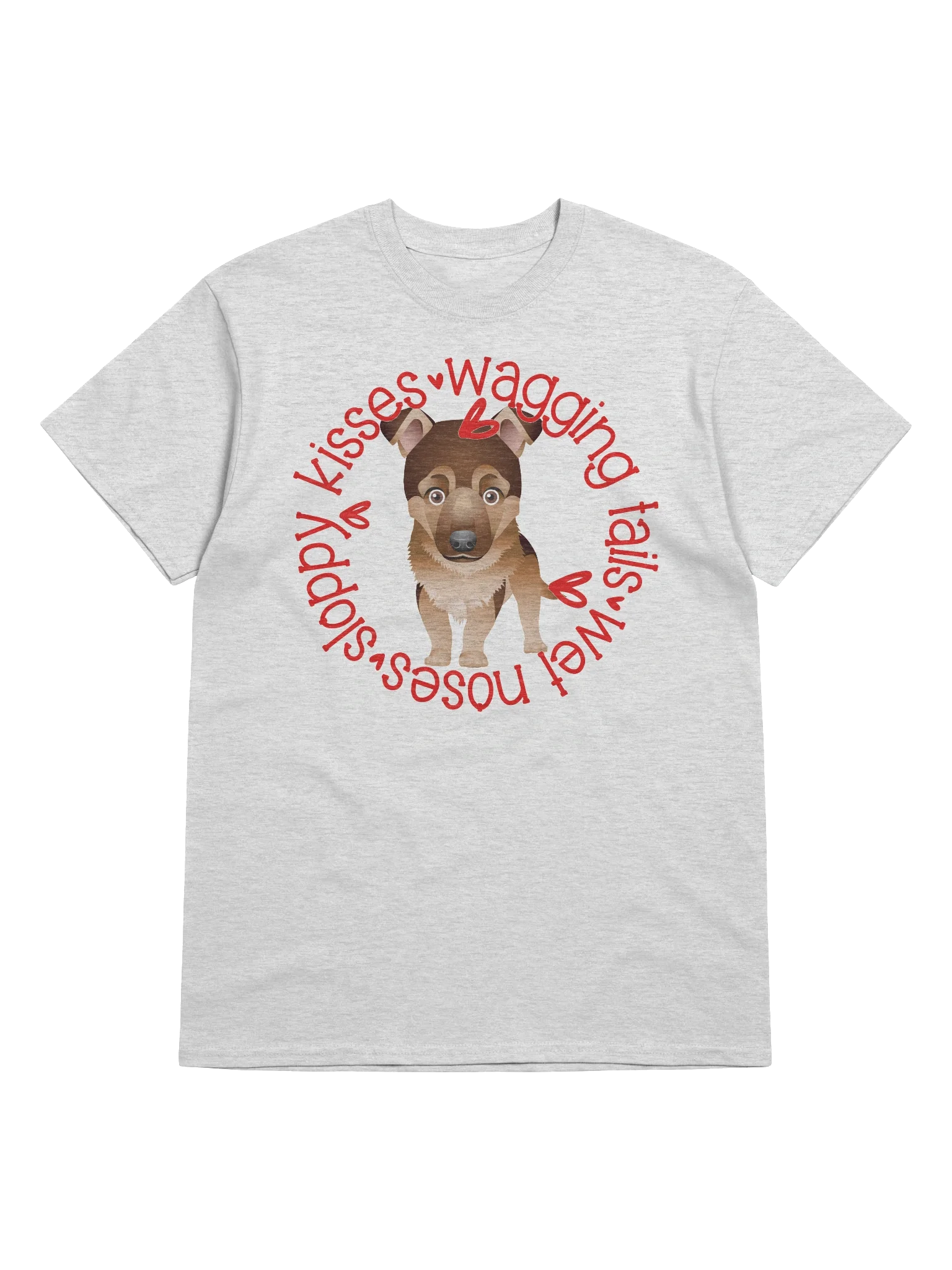 Sloppy Kisses German Shepherd T product image (137)