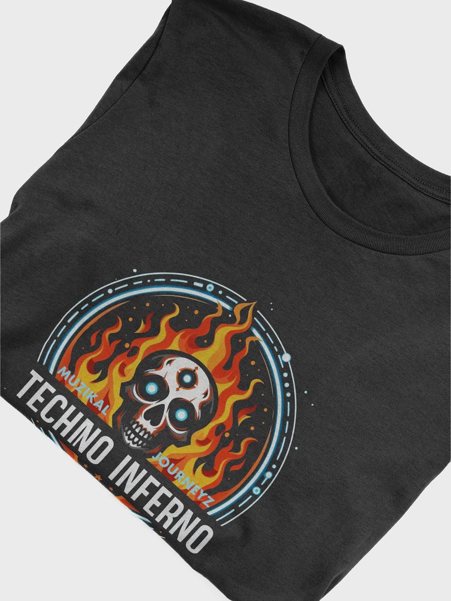 Techno Inferno Flaming Skull T-Shirt product image (5)