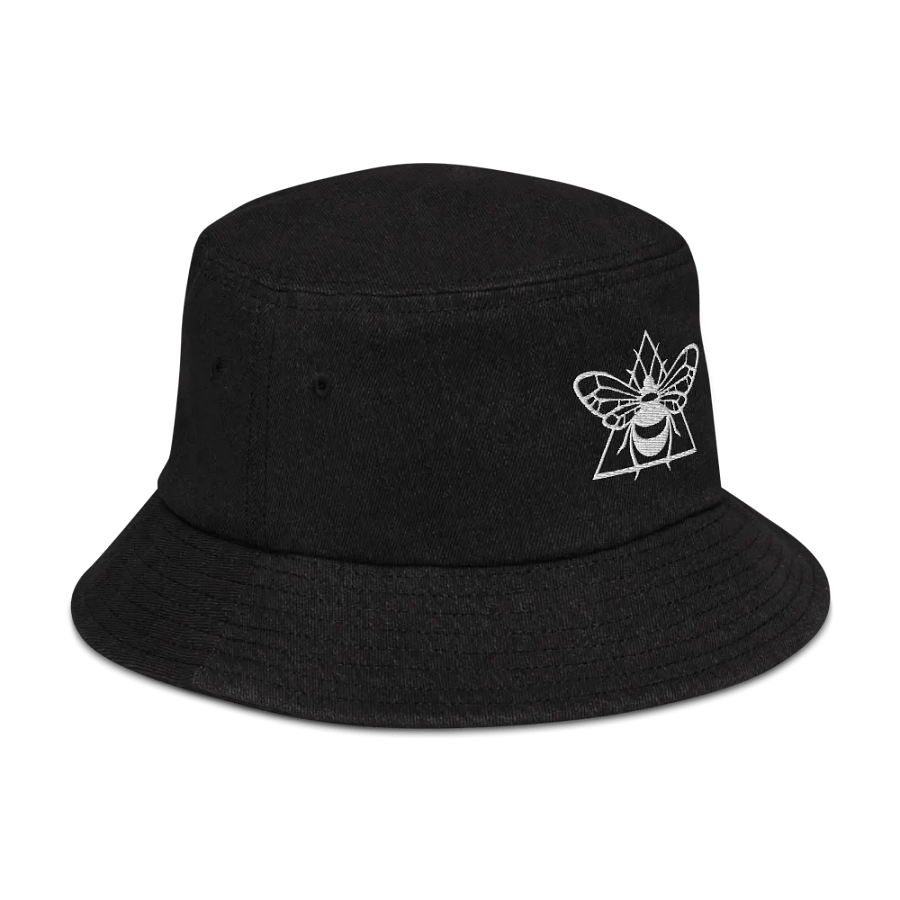 aribee embroidered denim bucket hat product image (5)