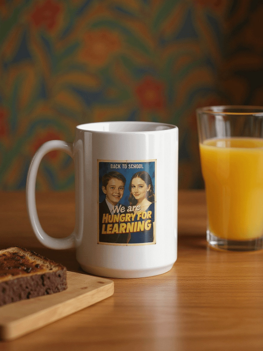 Hungry Learners Retro Mug product image (2)
