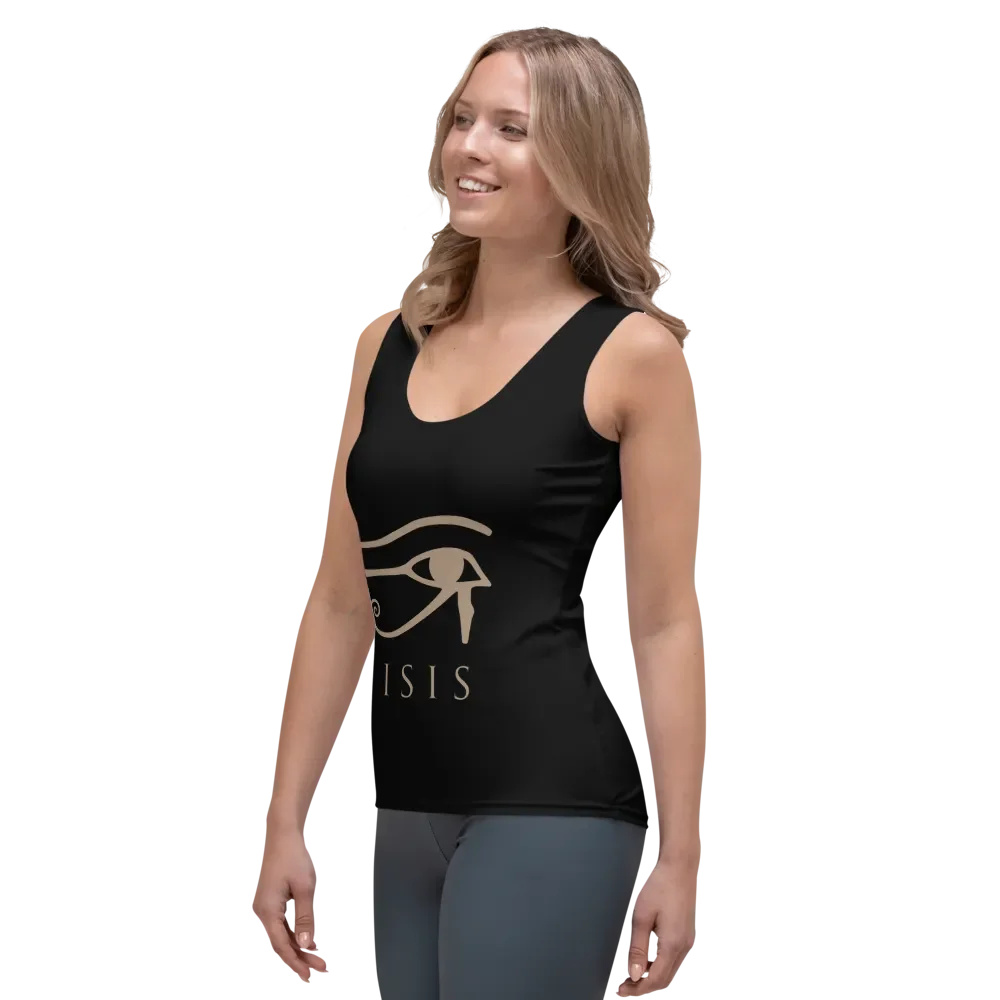 Isis Black All-Over Print Tank Top product image (3)