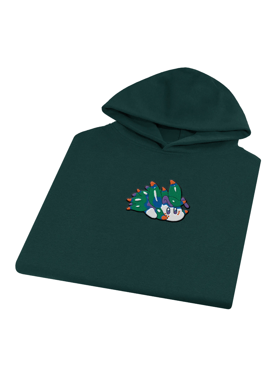 "Cutie Keys" Embroidered Hoodie - Nudibranch Leaf Sheep Sea Slug product image (10)