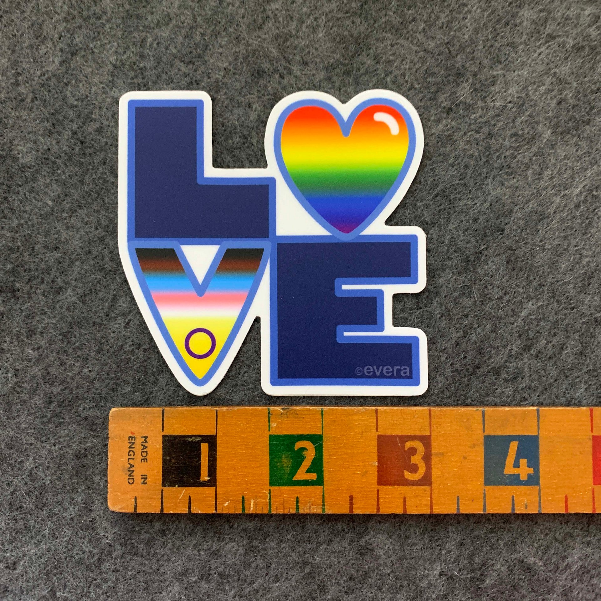 Prog Pride LOVE Sticker product image (2)
