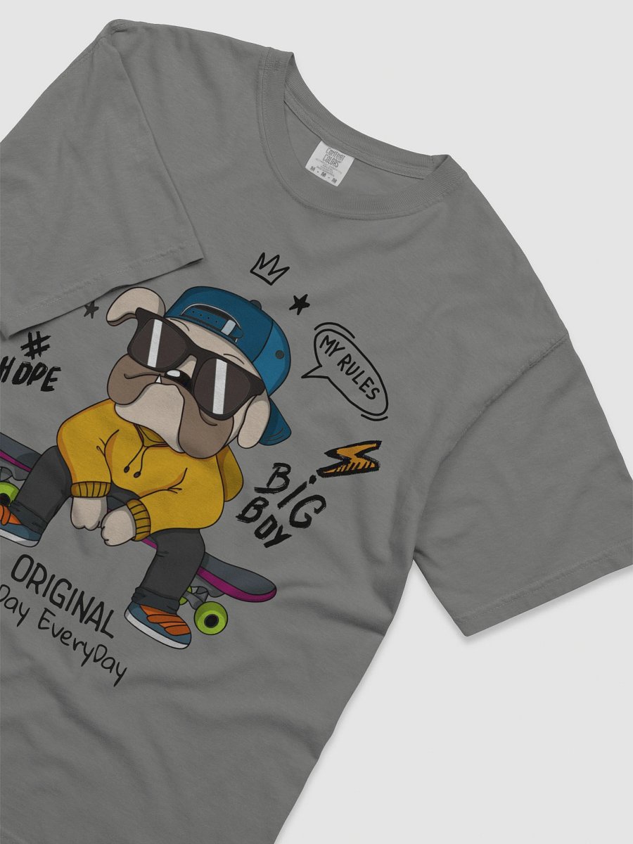 Skater Dog Streetwear Graphic T-Shirt product image (4)