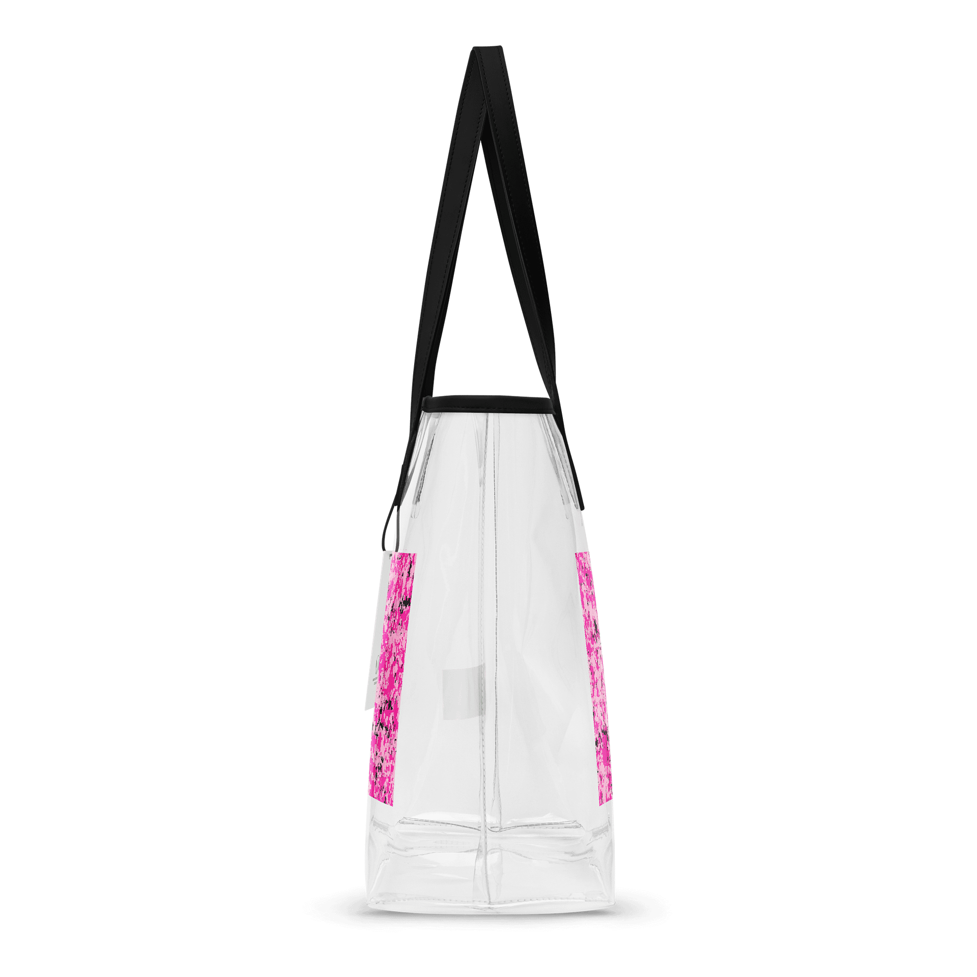 Pixel Pink Clear Tote: Urban Chic product image (3)