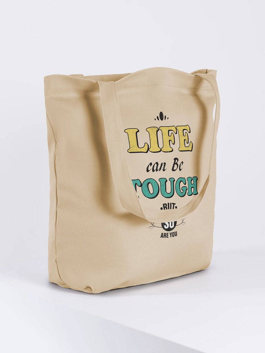 LIFE IS TOUGH Eco-Friendly Tote Bag product image (4)