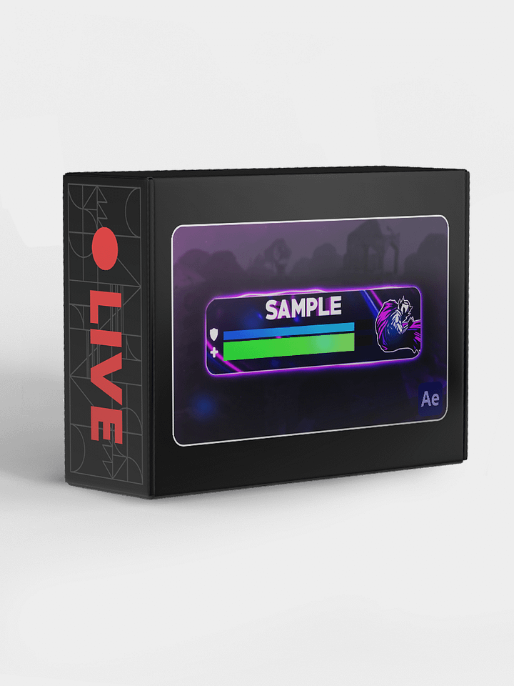 Fortnite Healthbar Stream Overlay (After Effects) product image (1)
