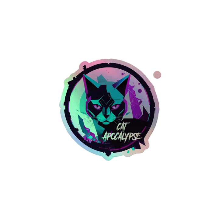 Cat Apocalypse plus sticker product image (1)