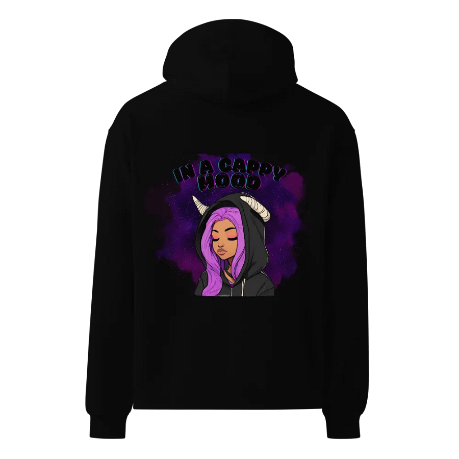 IN A CAPPY MOOD 1 UNISEX PREMIUM OVERSIZED HOODIE product image (3)