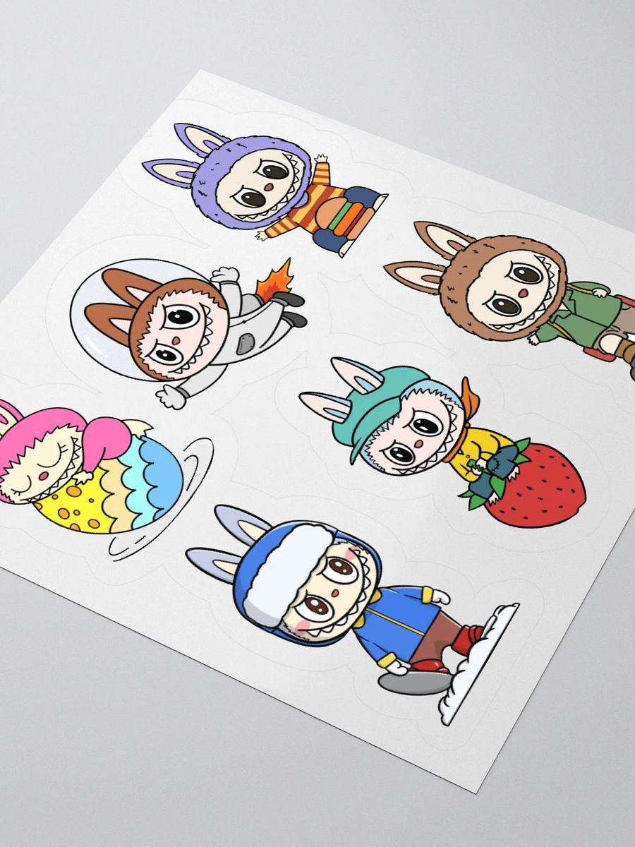 Labubu Cute The Monsters Cut Sticker Set product image (9)
