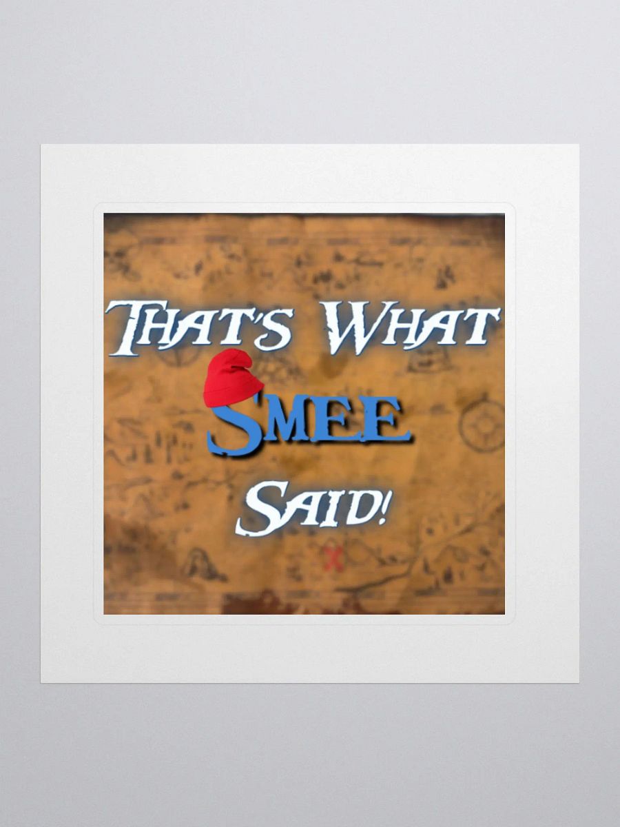 That's What Smee Said - Sticker product image (1)