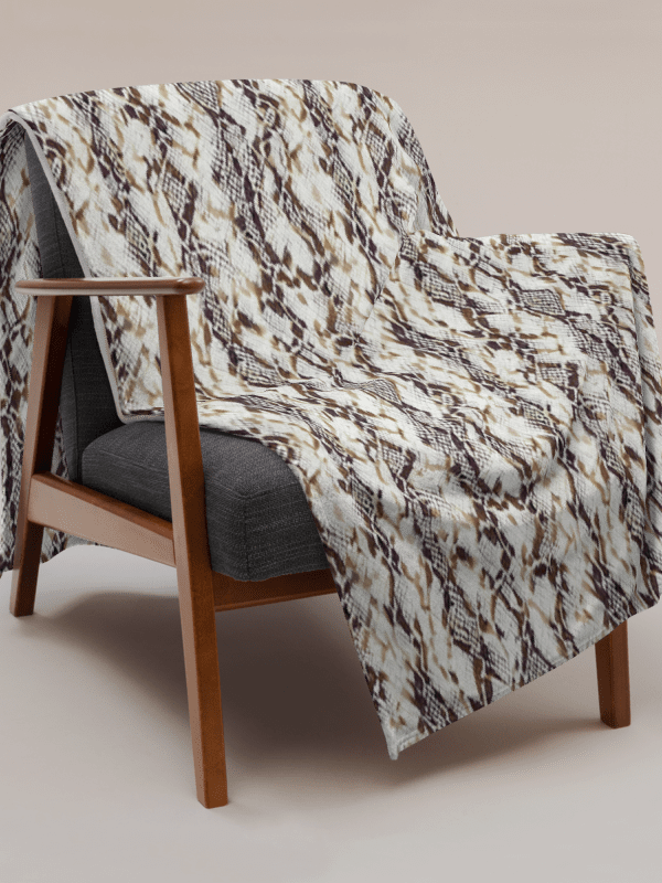 Beige Snake Skin Blanket product image (3)