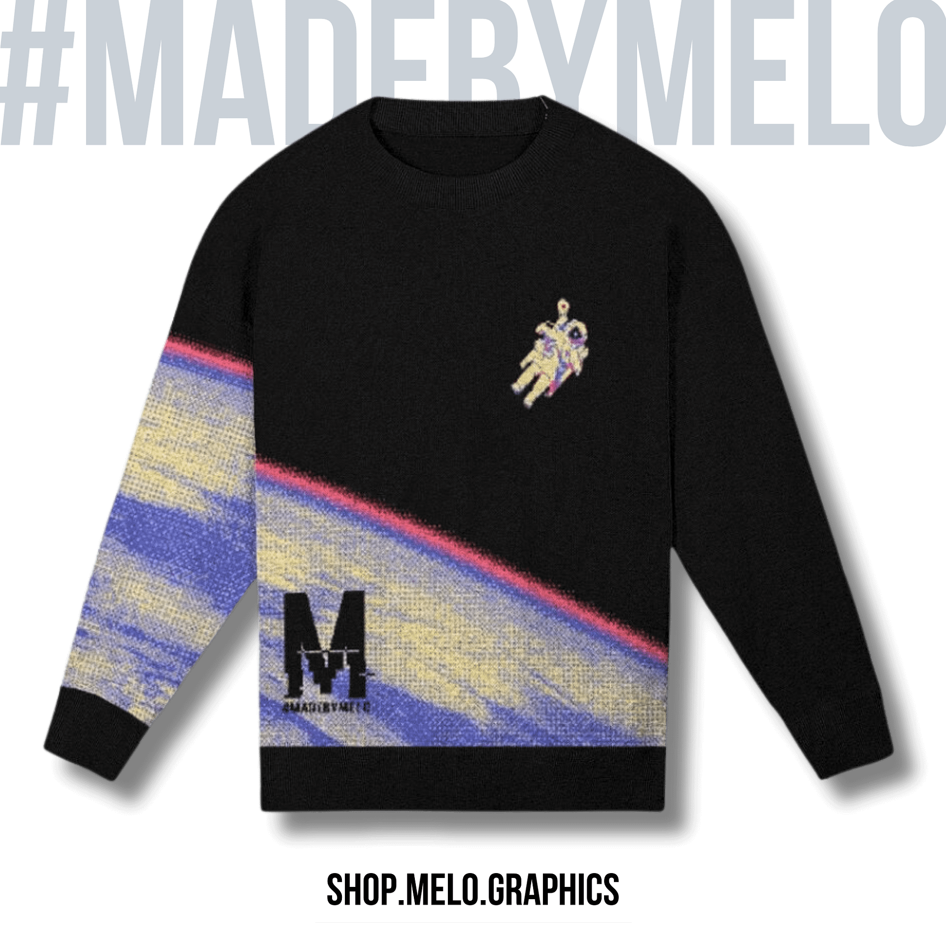 Lost in Space Knit Sweater [Relaxed-Fit] | #MadeByMELO product image (2)